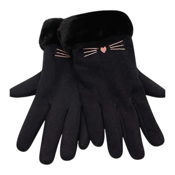 Onikart Elegant and Versatile Cozy Cat Themed Winter Gloves