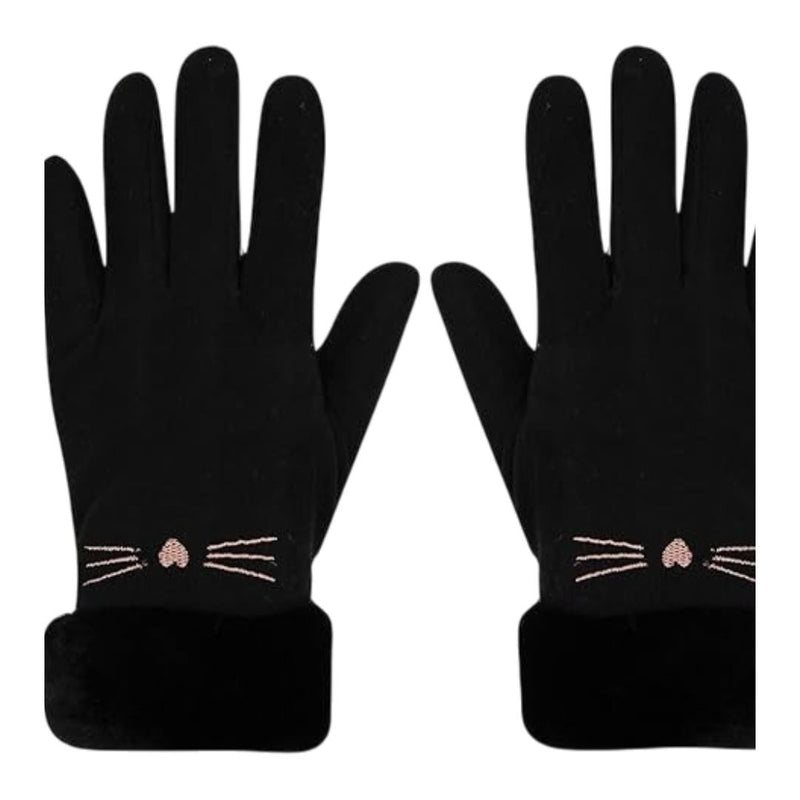 Onikart Elegant and Versatile Cozy Cat Themed Winter Gloves