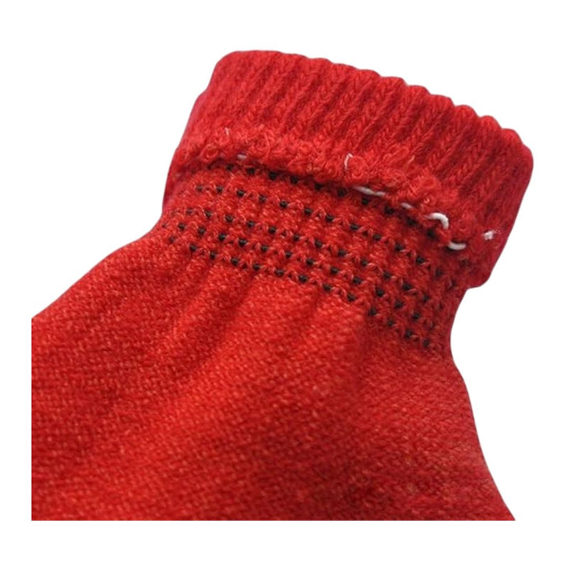 Onikart Lightweight and Breathable Classic Red Winter Knit Gloves